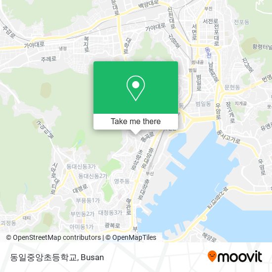 동일중앙초등학교 map