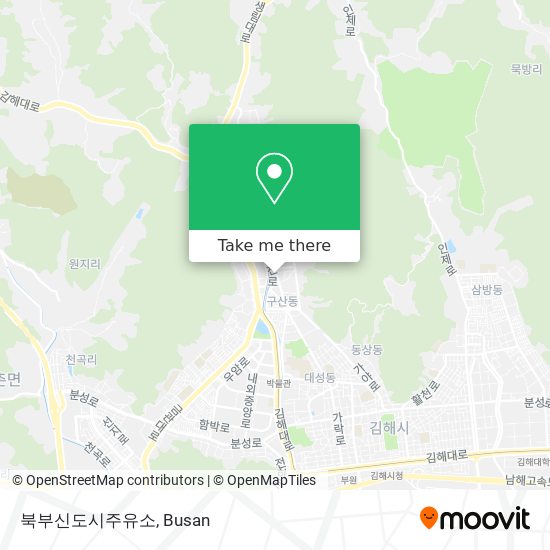 How to get to 북부신도시주유소 in Busan by Light Rail, Metro or Bus?