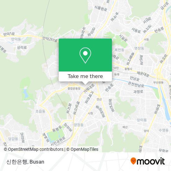 신한은행 map