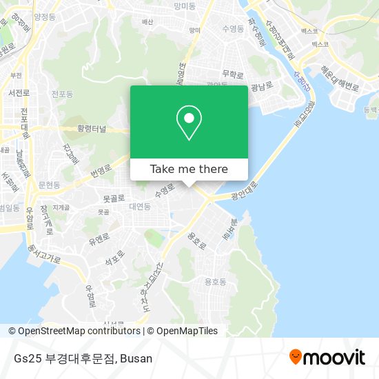 Gs25 부경대후문점 map