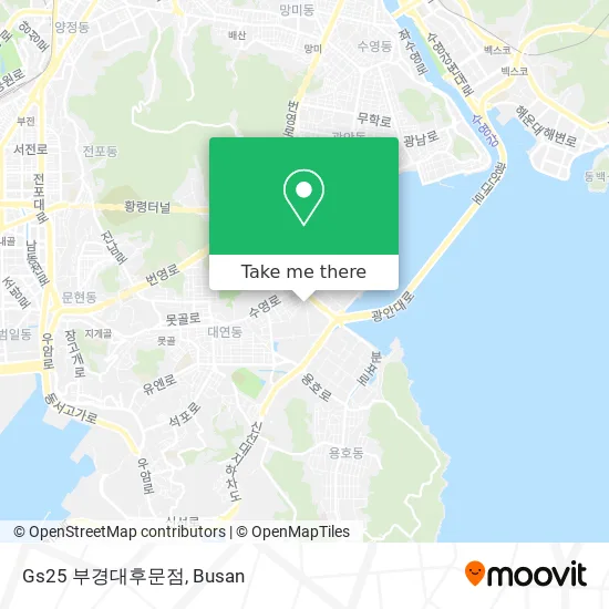 Gs25 부경대후문점 map