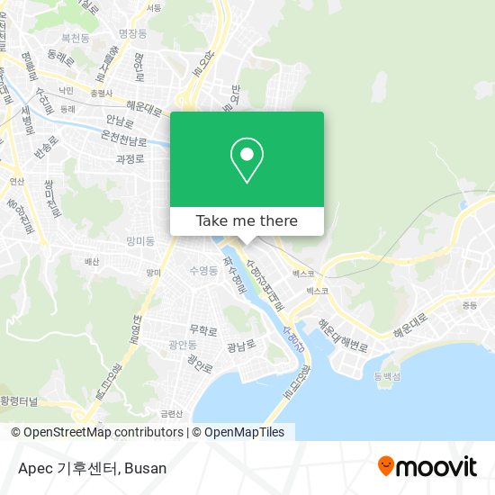 Apec 기후센터 map