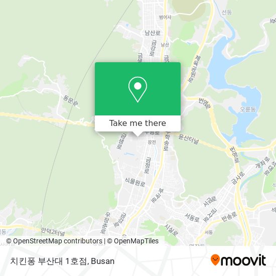 치킨퐁 부산대 1호점 map