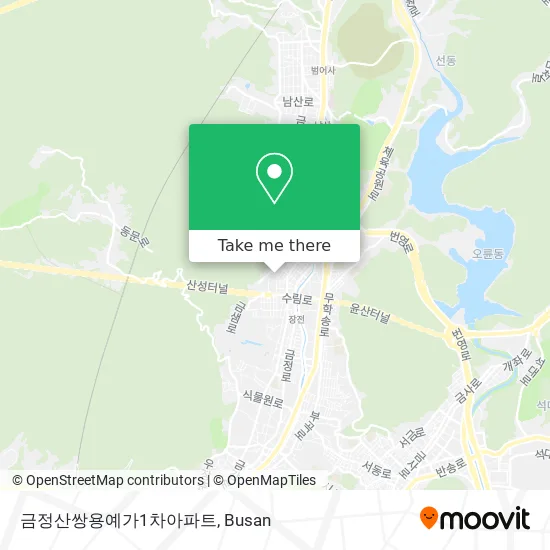 금정산쌍용예가1차아파트 map