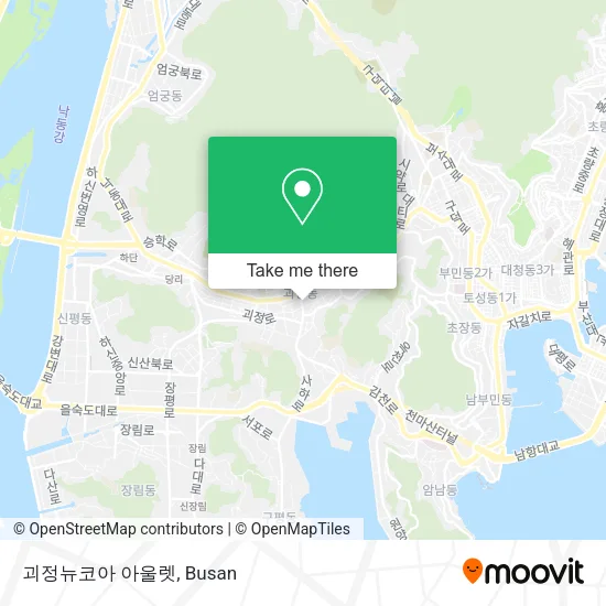 괴정뉴코아 아울렛 map