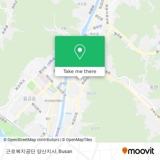 근로복지공단 양산지사 map