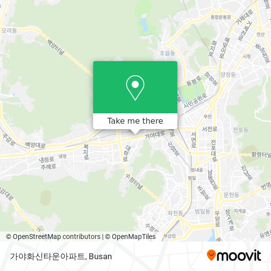 가야화신타운아파트 map