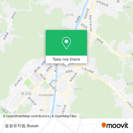 동원유치원 map