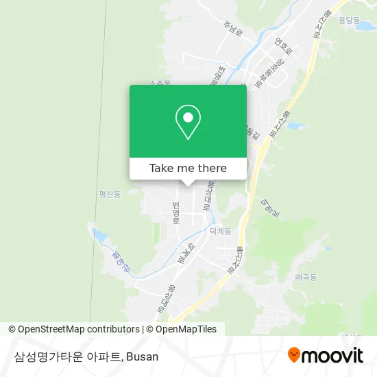 삼성명가타운 아파트 map