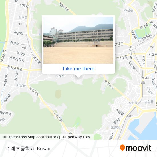 주례초등학교 map