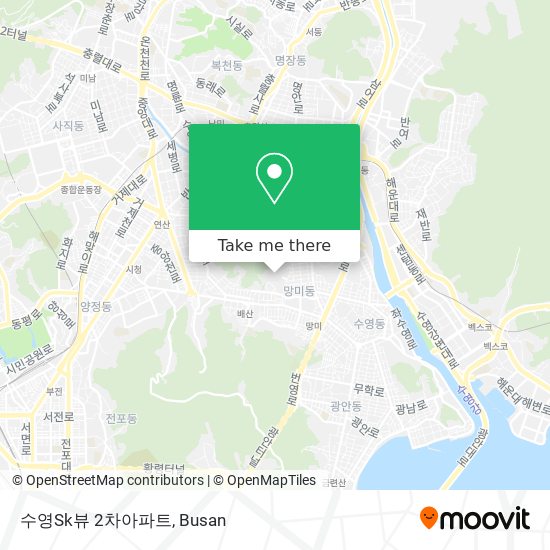 수영Sk뷰 2차아파트 map
