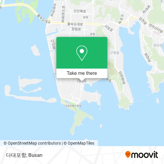 다대포항 map