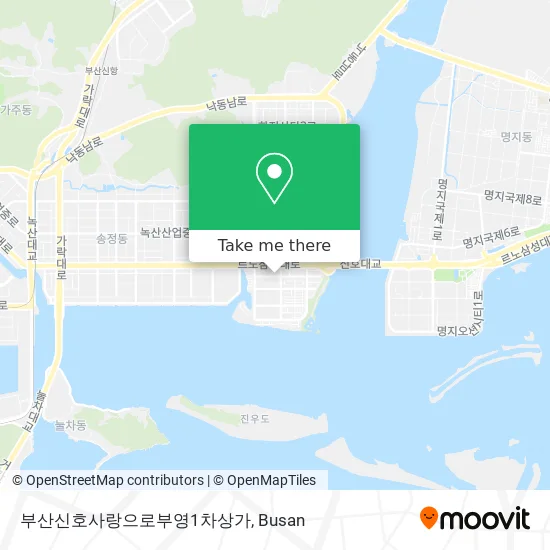 부산신호사랑으로부영1차상가 map