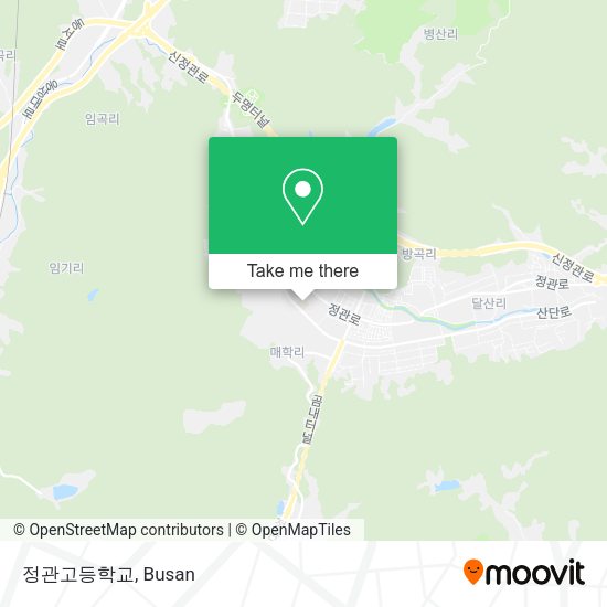 정관고등학교 map