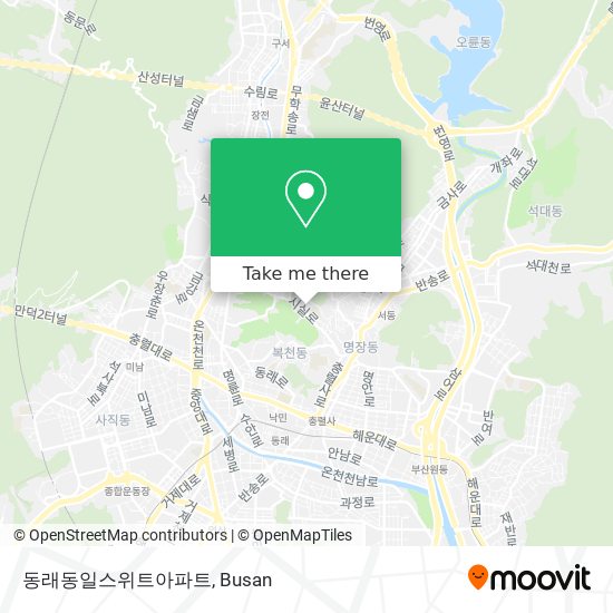 동래동일스위트아파트 map