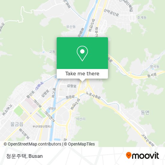 청운주택 map
