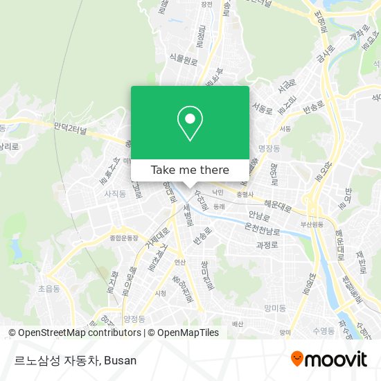 르노삼성 자동차 map