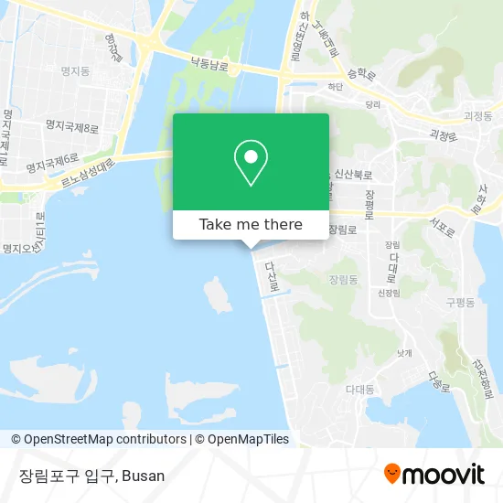 장림포구 입구 map