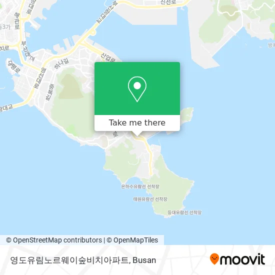 영도유림노르웨이숲비치아파트 map