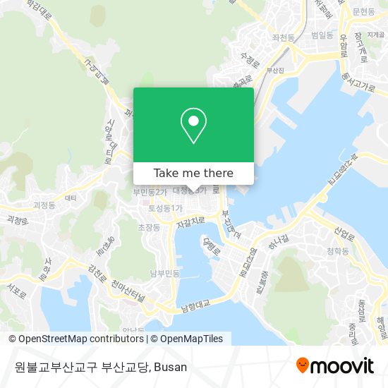 원불교부산교구 부산교당 map