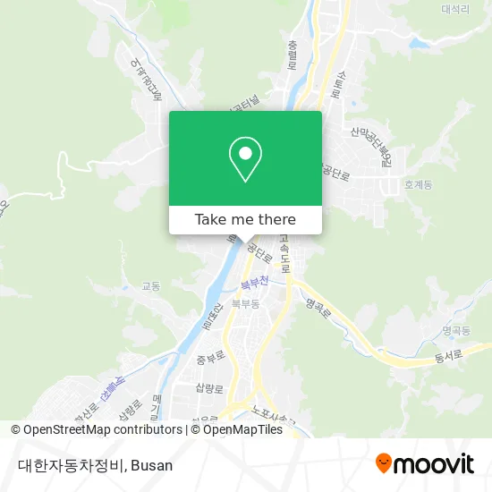 대한자동차정비 map