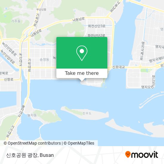 신호공원 광장 map
