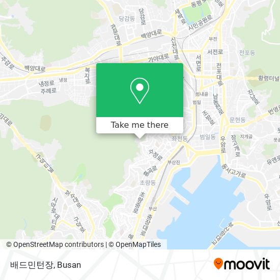 배드민턴장 map