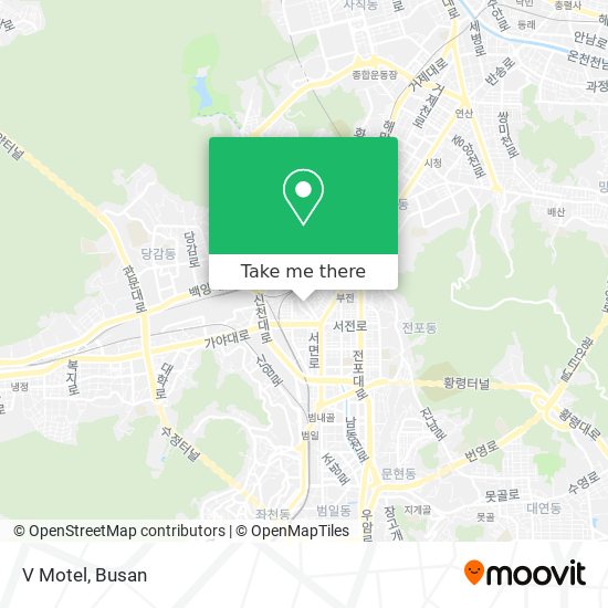 V Motel map