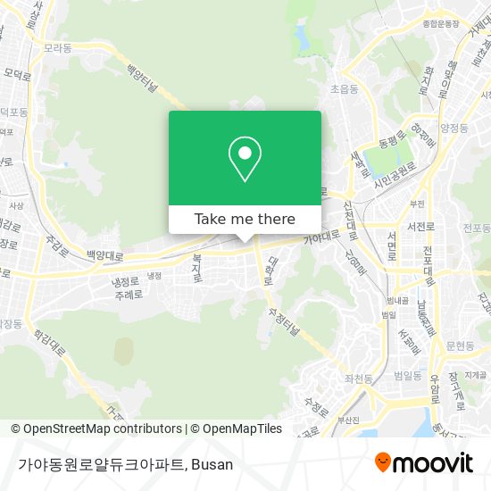 가야동원로얄듀크아파트 map