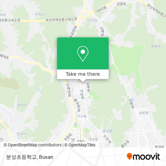 분성초등학교 map