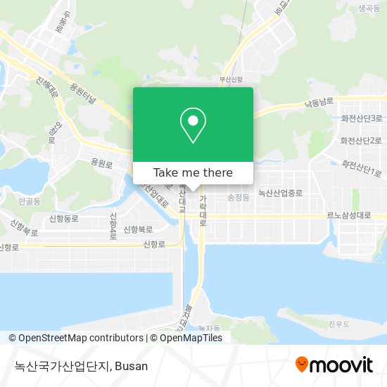 녹산국가산업단지 map