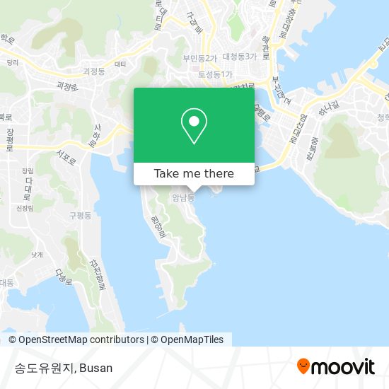 송도유원지 map