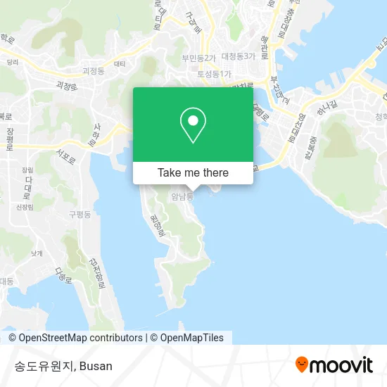 송도유원지 map
