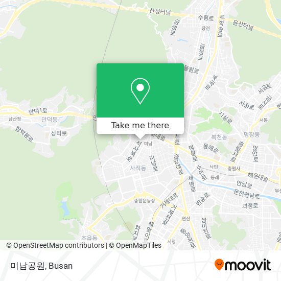 미남공원 map