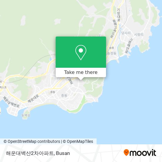해운대벽산2차아파트 map