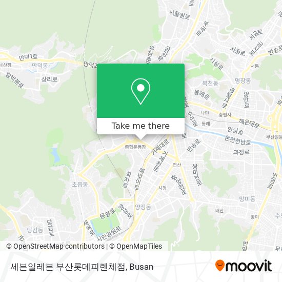 세븐일레븐 부산롯데피렌체점 map