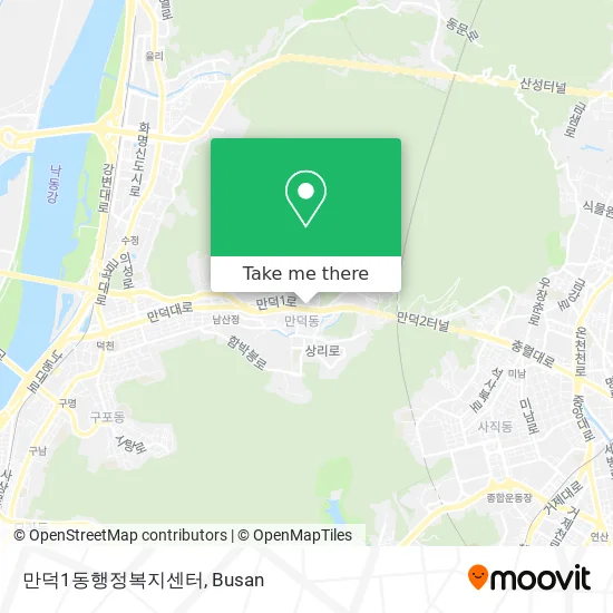 만덕1동행정복지센터 map