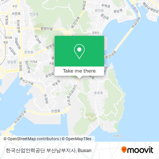 한국산업인력공단 부산남부지사 map
