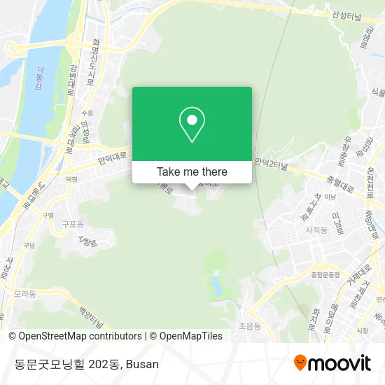 동문굿모닝힐 202동 map