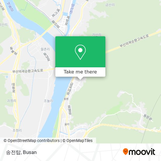 How to get to 송전탑 in 양산시 by Bus or Metro?