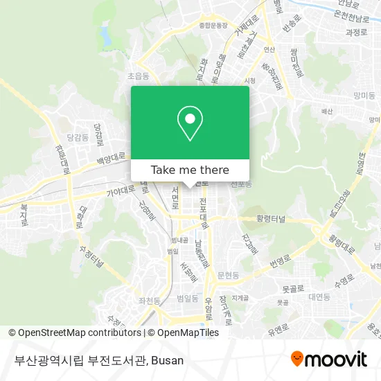 부산광역시립 부전도서관 map