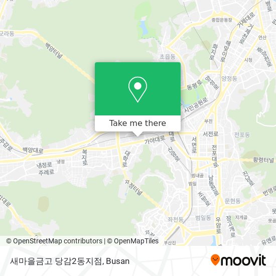 새마을금고 당감2동지점 map