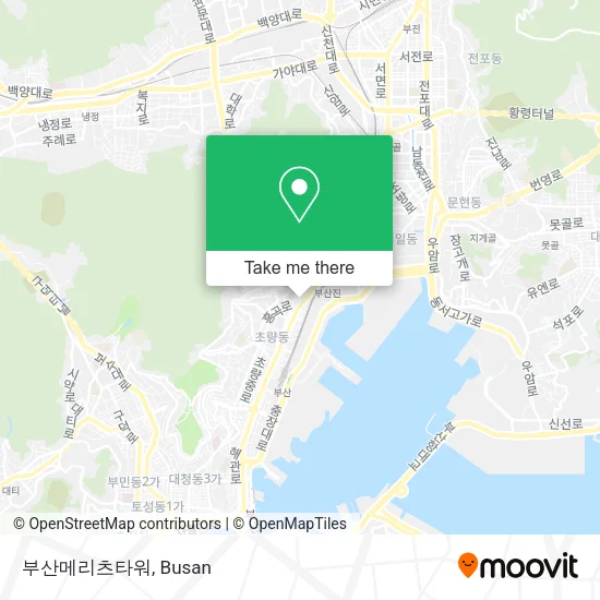 부산메리츠타워 map