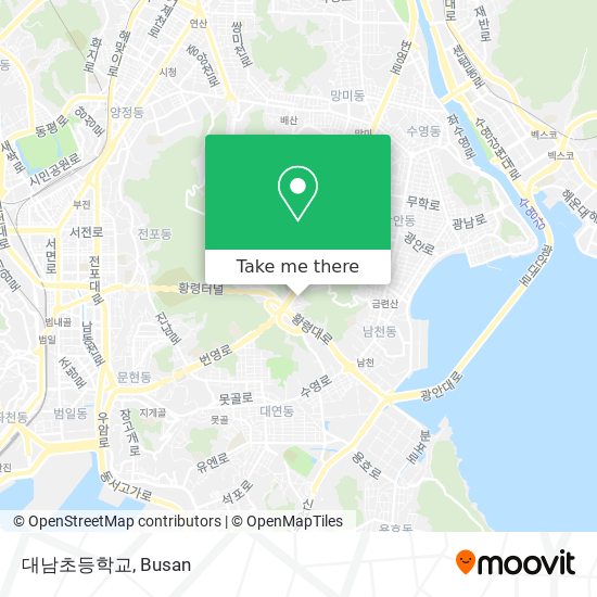 대남초등학교 map