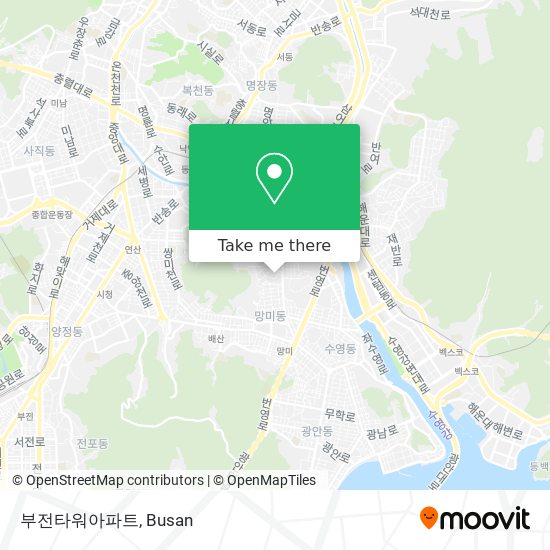 부전타워아파트 map