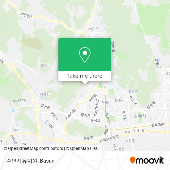 수인사유치원 map