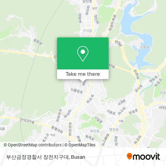 부산금정경찰서 장전지구대 map