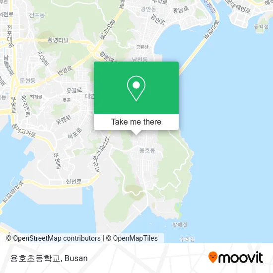 용호초등학교 map