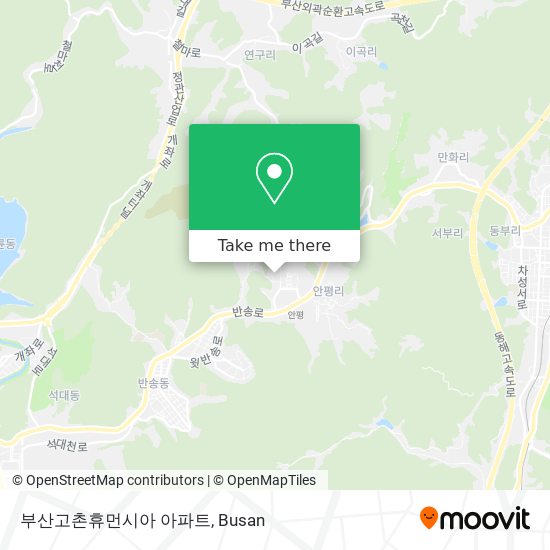 부산고촌휴먼시아 아파트 map