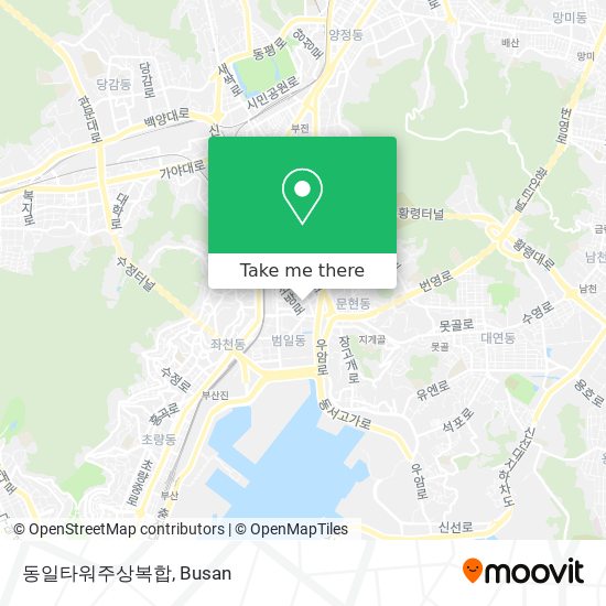 동일타워주상복합 map